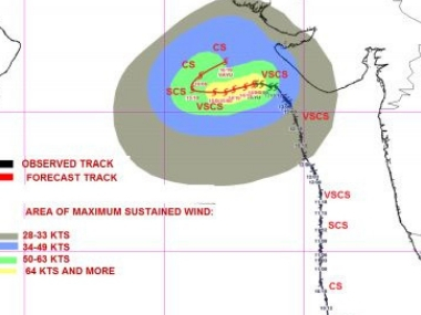 Cyclone Vayu may recurve and hit Kutch, says official hours after Gujarat govt says storm is no more a threat Cyclone Vayu may recurve and hit Kutch, says official hours after Gujarat govt says storm is no more a threat