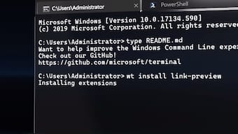 Windows Terminal can now be downloaded from the Microsoft Store on Windows 10
