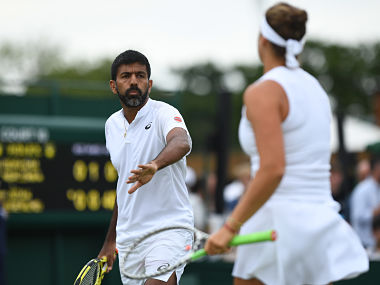 Wimbledon 2019: Rohan Bopanna, Divij Sharan suffer second-round defeats in their respective mixed doubles matches Wimbledon 2019: Rohan Bopanna, Divij Sharan suffer second-round defeats in their respective mixed doubles matches