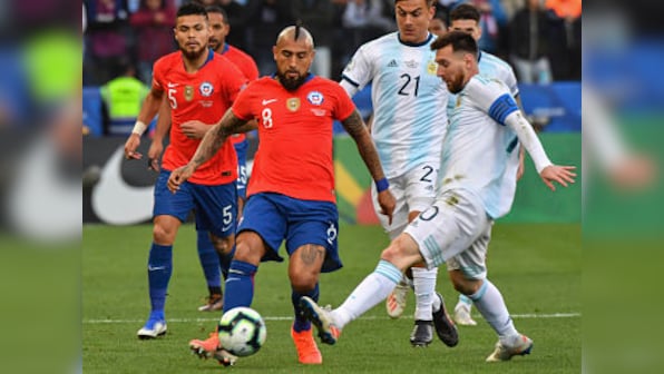 Copa America 2019: Lionel Messi shown red card as Argentina beat Chile 2-1 to finish third in tournament