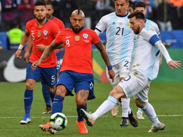 Copa America 2019: Lionel Messi shown red card as Argentina beat Chile 2-1 to finish third in tournament