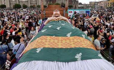 Frida Kahlo's 112th birth anniversary celebrated in Mexico City with an exhibition, fan-led parade
