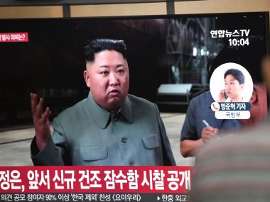 North Korea fires two short-range missiles to warn US, South Korea ahead of military exercises between Washington and Seoul in August North Korea fires two short-range missiles to warn US, South Korea ahead of military exercises between Washington and Seoul in August