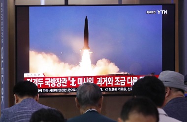 Kim Jong-un sends missile launches as 'warning' to Washington, Seoul as tensions rise on Korean peninsula Kim Jong-un sends missile launches as 'warning' to Washington, Seoul as tensions rise on Korean peninsula
