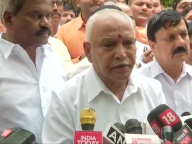 Yediyurappa swearing-in Karnataka CM Updates: BJP leader takes oath as chief minister for the fourth time Yediyurappa swearing-in Karnataka CM Updates: BJP leader takes oath as chief minister for the fourth time