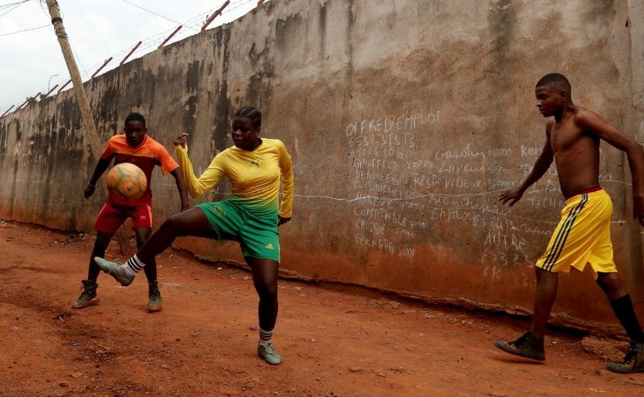 Asheri first started playing soccer in the streets around her home and was the only girl on the team. Reaching at the academy she says was like another world where you are 'forced to do all harsh work so you reach a level where tears usually come out with sweat.' Reuters/ Zohra Bensemra Asheri first started playing soccer in the streets around her home and was the only girl on the team. Reaching at the academy she says was like another world where you are 'forced to do all harsh work so you reach a level where tears usually come out with sweat.' Reuters/ Zohra Bensemra