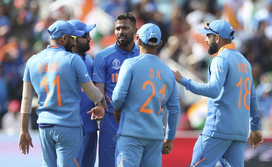 Hardik Pandya celebrates after getting the key wicket of Shakib Al Hasan. Pandya finished with figures of 3/60. AP
