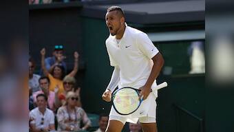 Wimbledon 2019: Nick Kyrgios deliberately hits a forehand at Rafael Nadal, says he won't apologise for the shot