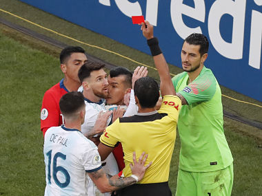 Copa America 2019: Lionel Messi blasts CONMEBOL for 'corruption' and biased referees after being shown red card Copa America 2019: Lionel Messi blasts CONMEBOL for 'corruption' and biased referees after being shown red card