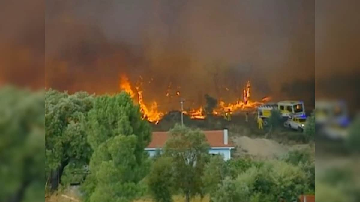 Over 1,000 firefighters, planes, helicopters battle wildfires in Portugal’s Castelo Branco region; one civilian seriously injured