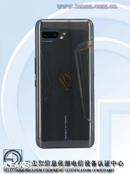 Asus ROG Phone 2 TENAA listing.