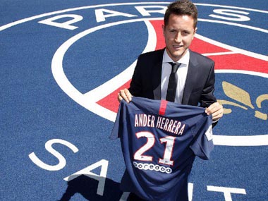 Ligue 1: Former Manchester United midfielder Ander Herrera joins Paris Saint-Germain on free transfer Ligue 1: Former Manchester United midfielder Ander Herrera joins Paris Saint-Germain on free transfer