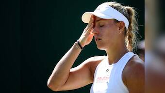Adelaide International: Former Australian Open-winner Angelique Kerber retires from match with lower back injury