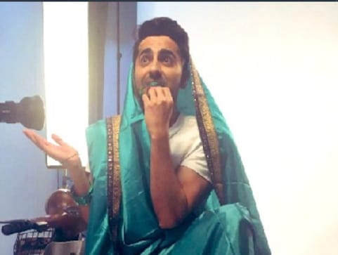 Ayushmann Khurrana takes #SareeTwitter challenge with new photo from the sets of Dream Girl Ayushmann Khurrana takes #SareeTwitter challenge with new photo from the sets of Dream Girl