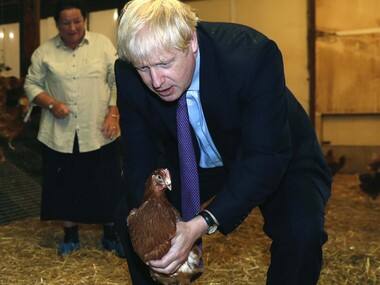 Boris Johnson reassures farmers that Brexit won't hurt economy even as pound slumps to lowest since March 2017