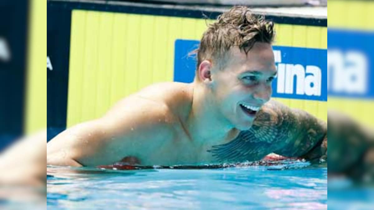 World Aquatics Championships: American Caeleb Dressel obliterates Michael Phelps' record to top men's 100 metres semi-final