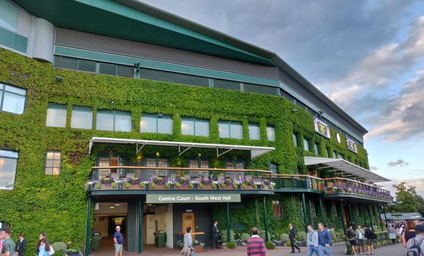 The Centre Court at Wimbledon. Image: Musab Abid