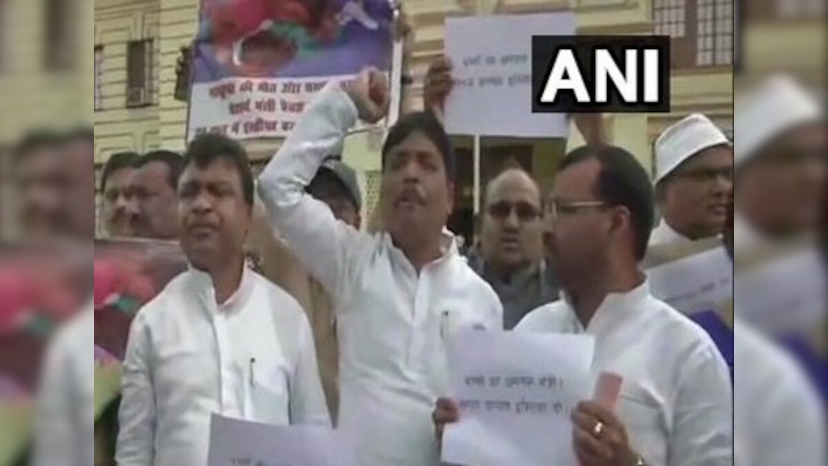 RJD MLAs raise slogans against Bihar health minister, protest against growing encephalitis deaths in state