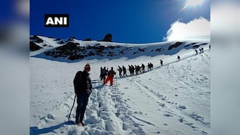Five pilgrims injured as glacier collapses en route to Shrikhand Mahadev shrine in Himachal Pradesh's Kullu