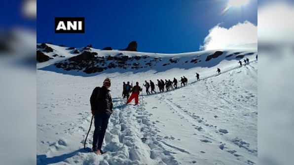 Five pilgrims injured as glacier collapses en route to Shrikhand Mahadev shrine in Himachal Pradesh's Kullu