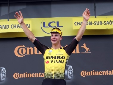 Tour de France 2019: Dylan Groenewegen wins stage seven as Giulio Ciccone retains yellow jersey