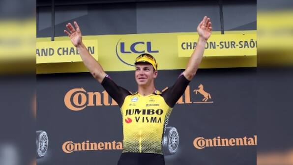 Tour de France 2019: Dylan Groenewegen wins stage seven as Giulio Ciccone retains yellow jersey