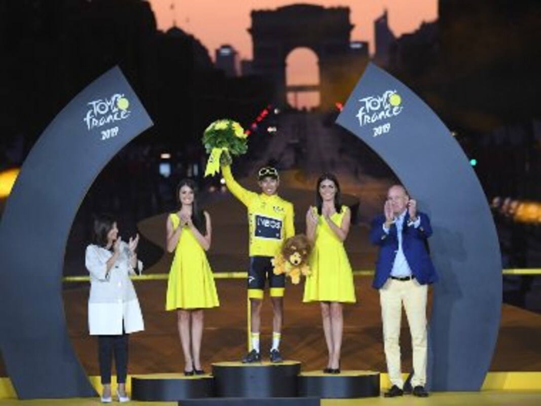 Tour De France 2019 Egan Bernal Becomes First Colombian To Win Cycling S Greatest Prize 2018 Champion Geraint Thomas Finishes Second Sports News Firstpost