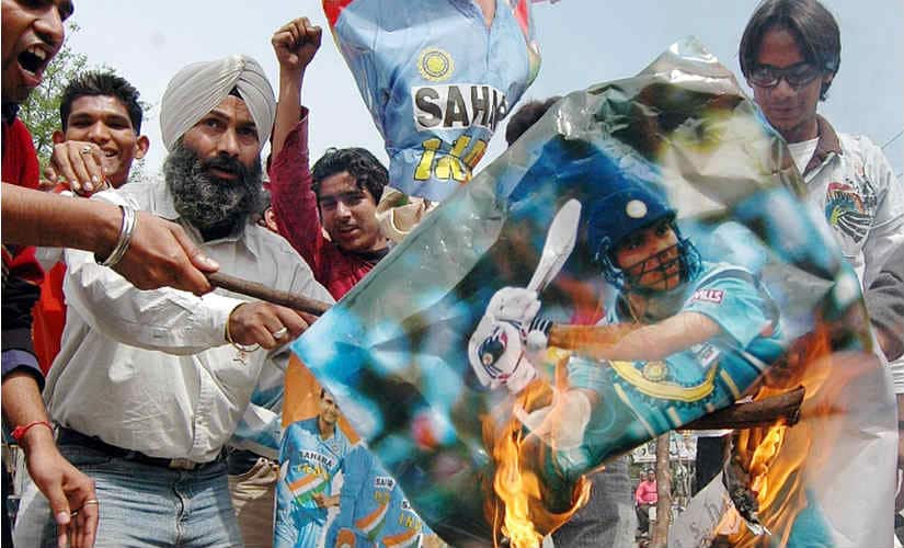 Indian fans undergo the familiar emotional roller coaster after team&rsquo;s exit at the 2007 World Cup. AFP/ File