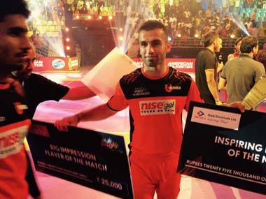 Pro Kabaddi 2019: U Mumba pick Iran's Fazel Atrachali as captain; Surjeet Singh to lead Puneri Paltan Pro Kabaddi 2019: U Mumba pick Iran's Fazel Atrachali as captain; Surjeet Singh to lead Puneri Paltan