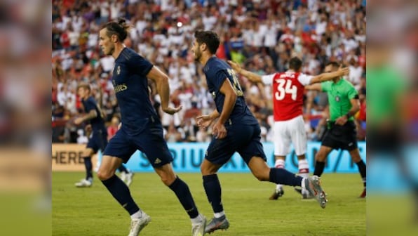 International Champions Cup: Out-of-favour Gareth Bale scores on return as Real Madrid edge past Arsenal on penalties