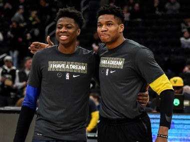Giannis Antetokounmpo named in Greece squad for 2019 World Cup along with brothers Thanasis, Kostas Giannis Antetokounmpo named in Greece squad for 2019 World Cup along with brothers Thanasis, Kostas