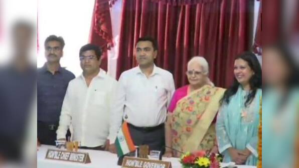 Four new ministers inducted into Goa cabinet, including ex-deputy Speaker Michael Lobo and three Congress defectors