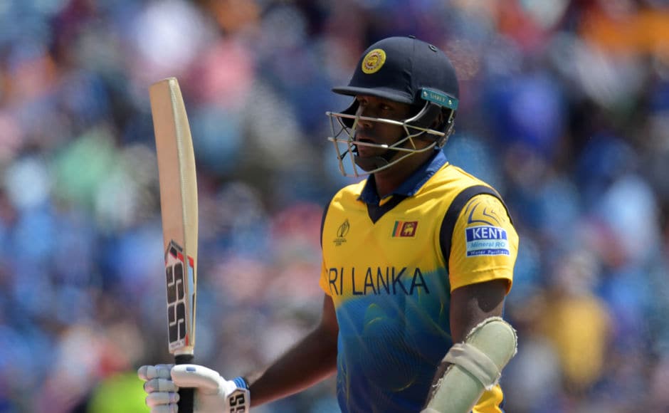 Sri Lanka's Angelo Mathews starred for Sri Lanka with the bat, striking 113 off 128 balls to take the team total to 264/7. AFP Sri Lanka's Angelo Mathews starred for Sri Lanka with the bat, striking 113 off 128 balls to take the team total to 264/7. AFP