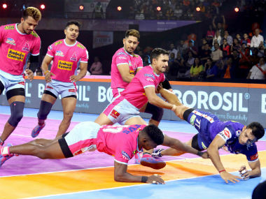 Pro Kabaddi 2019: Haryana Steelers no match for Jaipur Pink Panthers as Deepak Hooda-led side collect third win on the trot Pro Kabaddi 2019: Haryana Steelers no match for Jaipur Pink Panthers as Deepak Hooda-led side collect third win on the trot