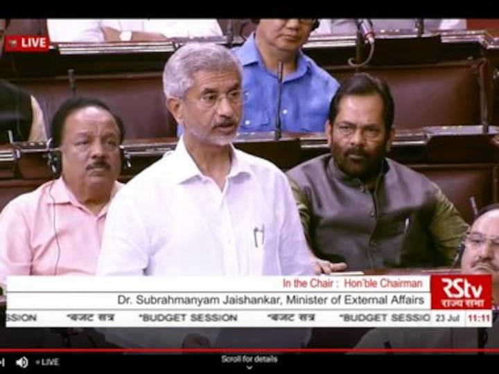 S Jaishankar confirms India didn't ask Donald Trump to mediate over Kashmir amid Opposition uproar in RS