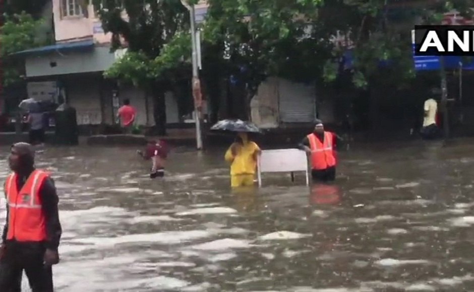 The streets at Kings Circle, too, were submerged. ANI. The streets at Kings Circle, too, were submerged. ANI.