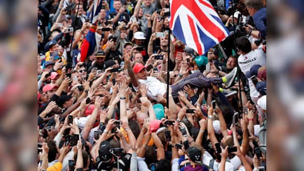 British Grand Prix 2019: Lewis Hamilton says home support gave him energy to claim record sixth win at Silverstone