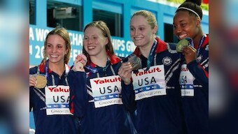 FINA World Championships 2019: US swimmers set new world record to clinch gold in women's 4x100m medley relay event
