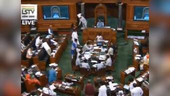 Opposition members protest in Lok Sabha against introduction of Dam Safety Bill, accuse Centre of appropriating powers of states