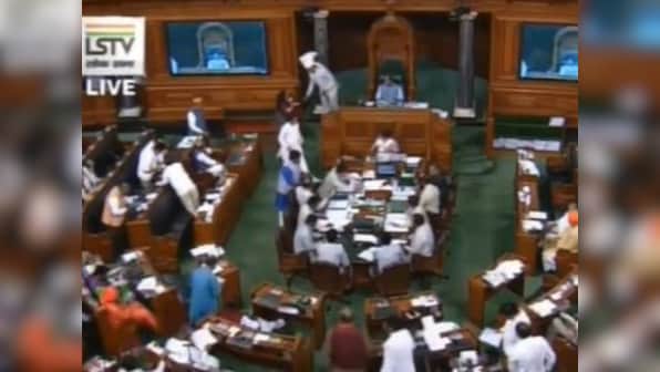 Opposition members protest in Lok Sabha against introduction of Dam Safety Bill, accuse Centre of appropriating powers of states