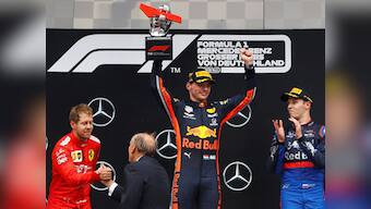 Formula 1 2019: Red Bull's Max Verstappen wins rain-lashed German Grand Prix as Mercedes endure torrid outing