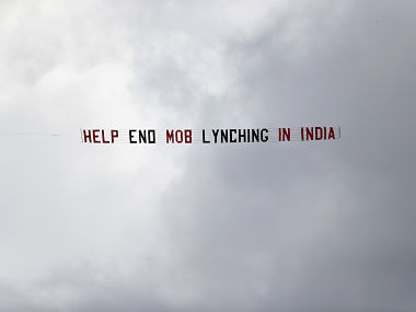 India vs Sri Lanka, ICC Cricket World Cup 2019: Aircraft displaying 'Justice for Kashmir', 'Help End Mob Lynching' banners fly over Headingley stadium India vs Sri Lanka, ICC Cricket World Cup 2019: Aircraft displaying 'Justice for Kashmir', 'Help End Mob Lynching' banners fly over Headingley stadium