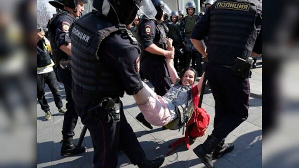 Moscow Police detains more than a thousand protesters at unauthorised rally for fair local elections