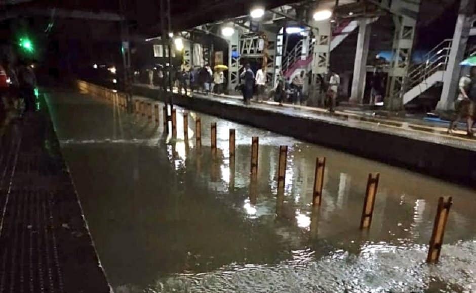 Five people died in rain related incidents in adjoining Thane and Palghar districts amid heavy rainfall. Rail service between Nallasopara and Vasai in Palghar district were terminated as railway tracks were submerged. Twitter/@WesternRly Five people died in rain related incidents in adjoining Thane and Palghar districts amid heavy rainfall. Rail service between Nallasopara and Vasai in Palghar district were terminated as railway tracks were submerged. Twitter/@WesternRly