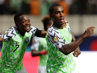 Africa Cup of Nations 2019: Odion Ighalo scores twice as Nigeria win five-goal thriller against Cameroon to reach quarter-finals Africa Cup of Nations 2019: Odion Ighalo scores twice as Nigeria win five-goal thriller against Cameroon to reach quarter-finals