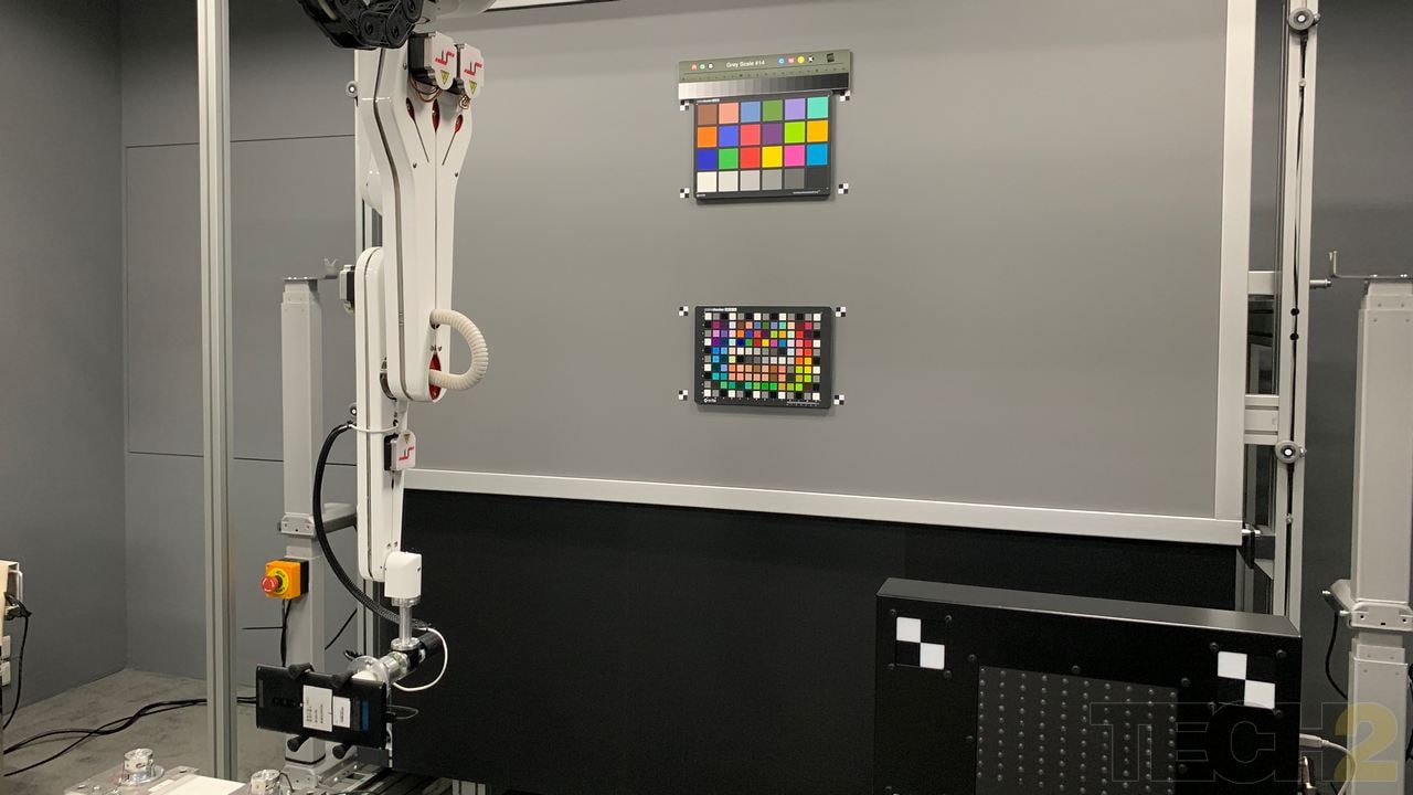 OnePlus' Automotive Objective Test Lab works to automatically verify the objective image quality indexes. It can generate around 18,000 image quality results per day. Tech2/Sheldon Pinto