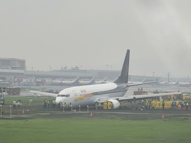 Mumbai rains: 75 flights cancelled following closure of main runway due to SpiceJet plane having overshot airstrip