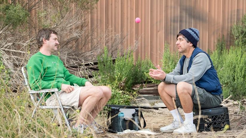 Ray Romano and Mark Duplass in Paddleton. Netflix