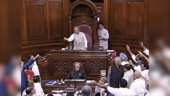 Monsoon Session of Parliament: Rajya Sabha adjourned for the day after Opposition MPs raise slogans over Karnataka crisis