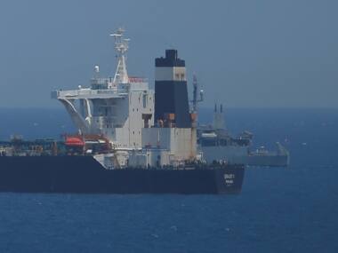 il supertanker Grace 1 on suspicion of being carrying Iranian crude oil to Syria is seen near Gibraltar. Reuters